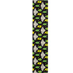 Green Alien UFO Space Print Table Runner