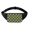 Green Alien UFO Space Print Waist Bag