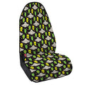 Green Alien UFO Space Print Waterproof Car Seat Cover