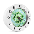 Green And Black Acid Wash Tie Dye Print Alarm Clock