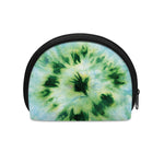 Green And Black Acid Wash Tie Dye Print Coin Purse