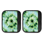 Green And Black Acid Wash Tie Dye Print Handle Covers