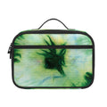 Green And Black Acid Wash Tie Dye Print Portable Lunch Bag
