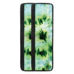 Green And Black Acid Wash Tie Dye Print Refrigerator Handle Covers
