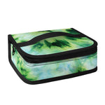 Green And Black Acid Wash Tie Dye Print Small Lunch Bag