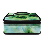 Green And Black Acid Wash Tie Dye Print Small Lunch Bag