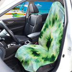 Green And Black Acid Wash Tie Dye Print Waterproof Car Seat Cover