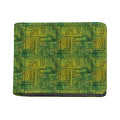 Green And Black African Ethnic Print Bifold Wallet