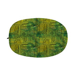 Green And Black African Ethnic Print Car Side Mirror Covers