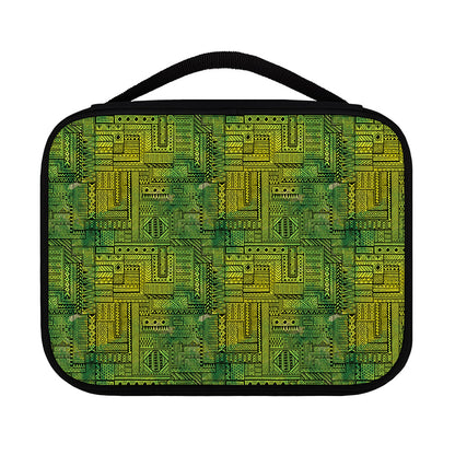 Green And Black African Ethnic Print Classic Bible Case
