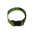 Green And Black African Ethnic Print Dog Collar