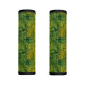 Green And Black African Ethnic Print Handle Covers