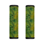 Green And Black African Ethnic Print Handle Covers