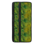 Green And Black African Ethnic Print Refrigerator Handle Covers