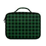 Green And Black Buffalo Check Print Briefcase Bible Bag