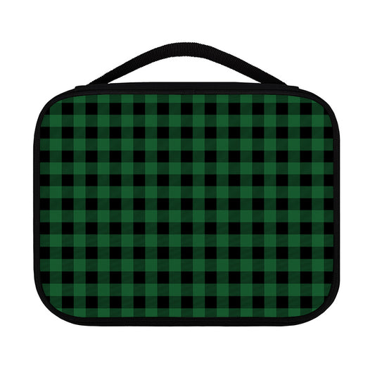 Green And Black Buffalo Check Print Classic Bible Case