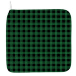 Green And Black Buffalo Check Print Hand Towel