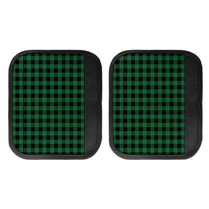 Green And Black Buffalo Check Print Handle Covers