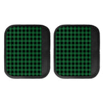 Green And Black Buffalo Check Print Handle Covers