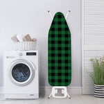 Green And Black Buffalo Check Print Ironing Board Cover