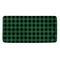 Green And Black Buffalo Check Print Towel