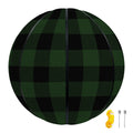 Green And Black Buffalo Plaid Print Basketball
