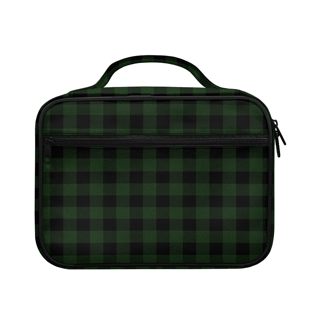 Green And Black Buffalo Plaid Print Briefcase Bible Bag
