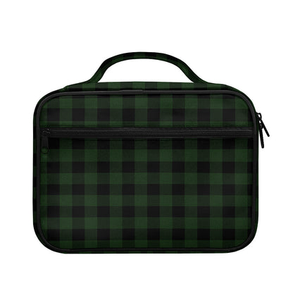 Green And Black Buffalo Plaid Print Briefcase Bible Bag