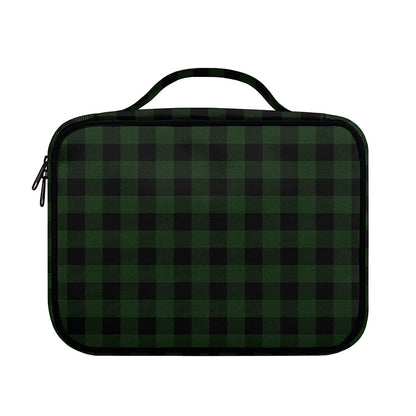 Green And Black Buffalo Plaid Print Briefcase Bible Bag