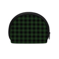 Green And Black Buffalo Plaid Print Coin Purse