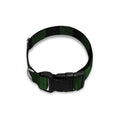 Green And Black Buffalo Plaid Print Dog Collar