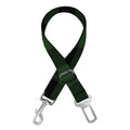 Green And Black Buffalo Plaid Print Dog Seat Belt