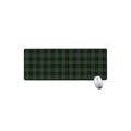 Green And Black Buffalo Plaid Print Extended Mouse Pad