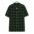 Green And Black Buffalo Plaid Print Hawaiian Shirt