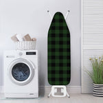 Green And Black Buffalo Plaid Print Ironing Board Cover