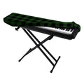 Green And Black Buffalo Plaid Print Piano Keyboard Cover