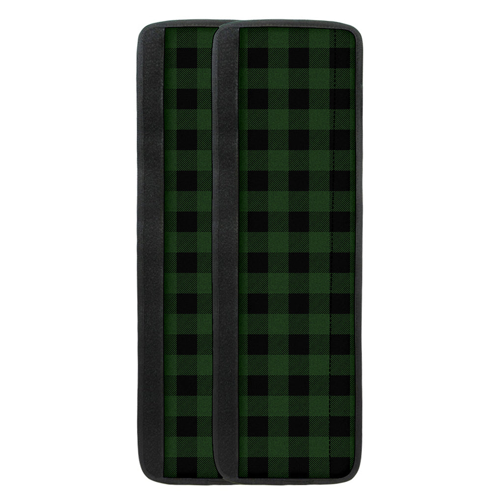 Green And Black Buffalo Plaid Print Refrigerator Handle Covers