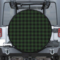 Green And Black Buffalo Plaid Print Tire Cover