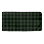 Green And Black Buffalo Plaid Print Towel