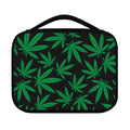 Green And Black Cannabis Leaf Print Classic Bible Case