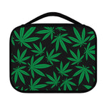Green And Black Cannabis Leaf Print Classic Bible Case