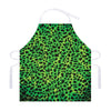 Green And Black Cheetah Print Adjustable Apron