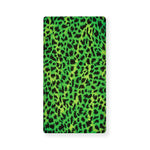 Green And Black Cheetah Print Baby Crib Sheet