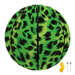 Green And Black Cheetah Print Basketball