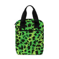 Green And Black Cheetah Print Bible Tote Bag