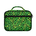Green And Black Cheetah Print Briefcase Bible Bag