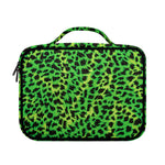 Green And Black Cheetah Print Briefcase Bible Bag