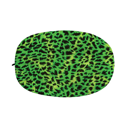 Green And Black Cheetah Print Car Side Mirror Covers