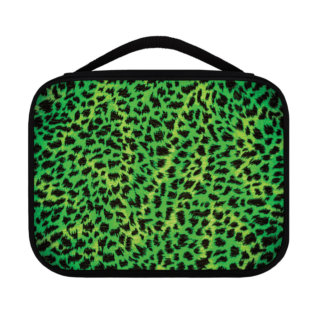 Green And Black Cheetah Print Classic Bible Case