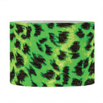 Green And Black Cheetah Print Drum Lamp Shade